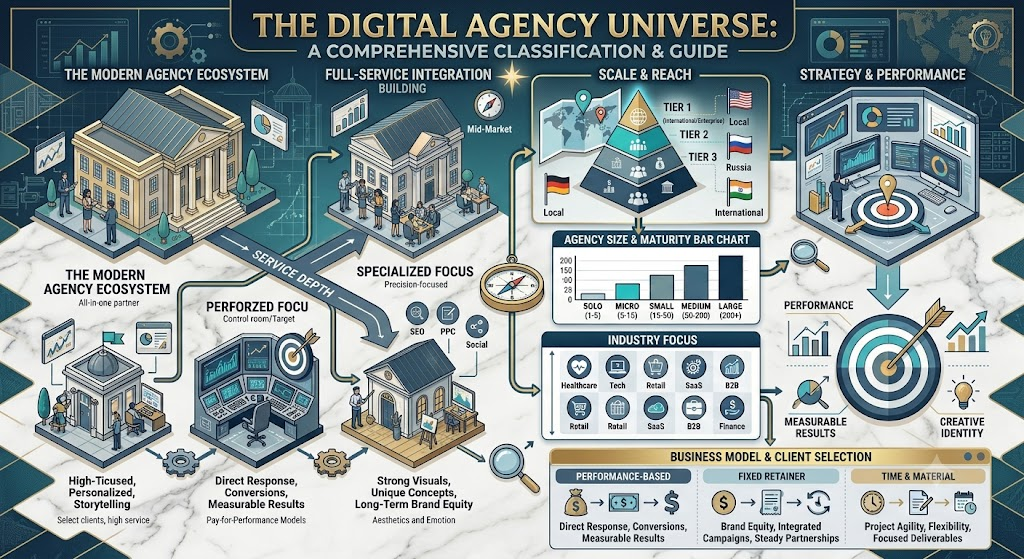 Digital Marketing Agency Classification Criteria 2026: Types, Tiers & How to Choose